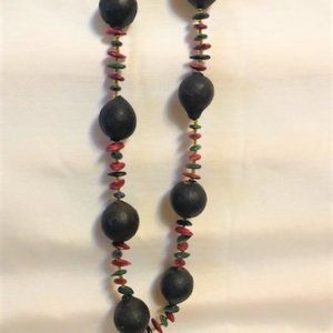 Vintage Nut & Seed Necklace